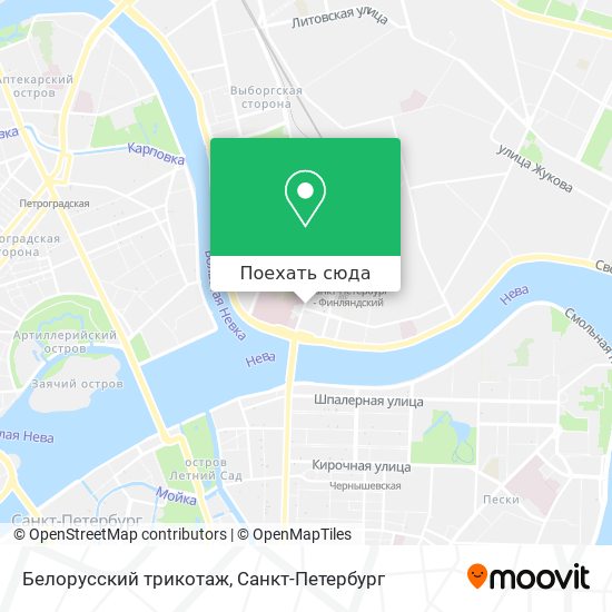 Карта Белорусский трикотаж
