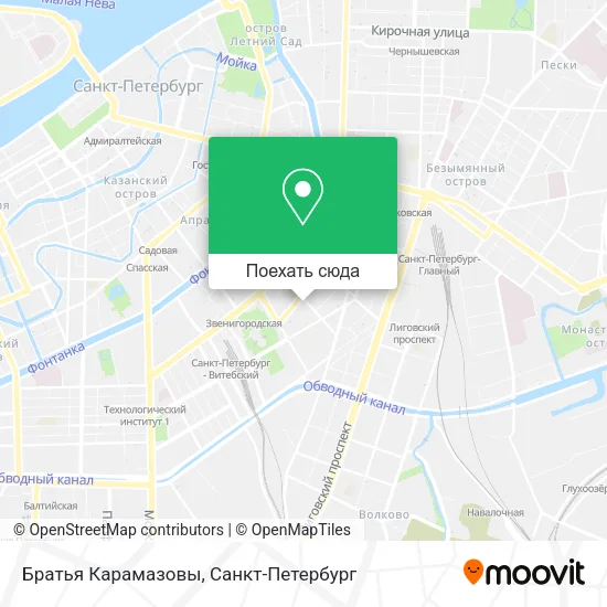 Карта Братья Карамазовы