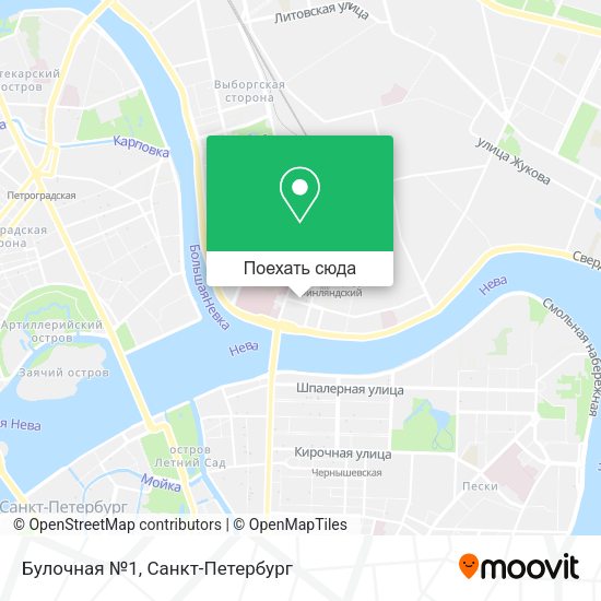 Карта Булочная №1