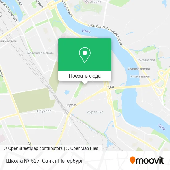 Карта Школа № 527