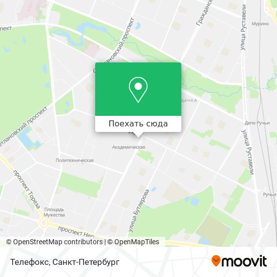 Карта Телефокс