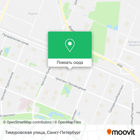 Карта Тимуровская улица