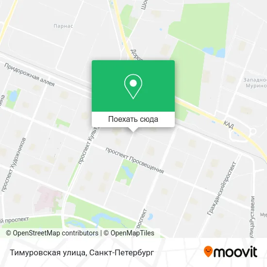 Карта Тимуровская улица