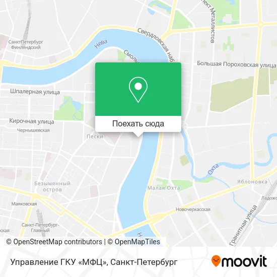 Карта Управление ГКУ «МФЦ»