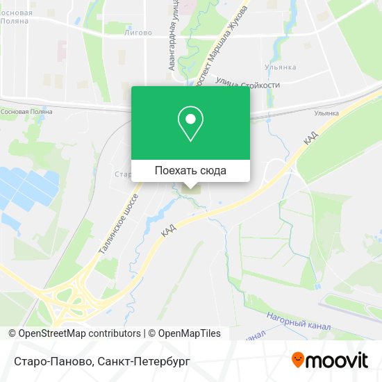 Карта Старо-Паново
