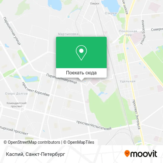 Карта Каспий