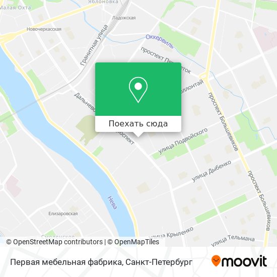 Карта Первая мебельная фабрика
