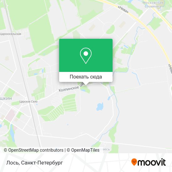 Карта Лось