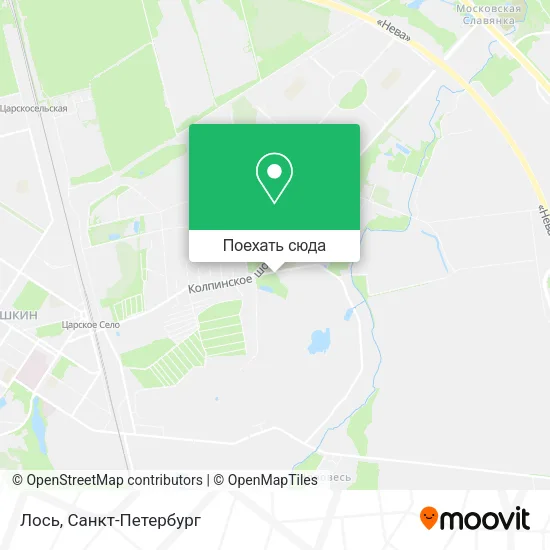Карта Лось
