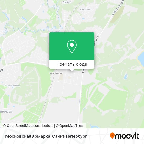 Карта Московская ярмарка