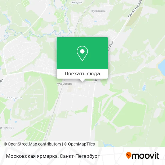 Карта Московская ярмарка