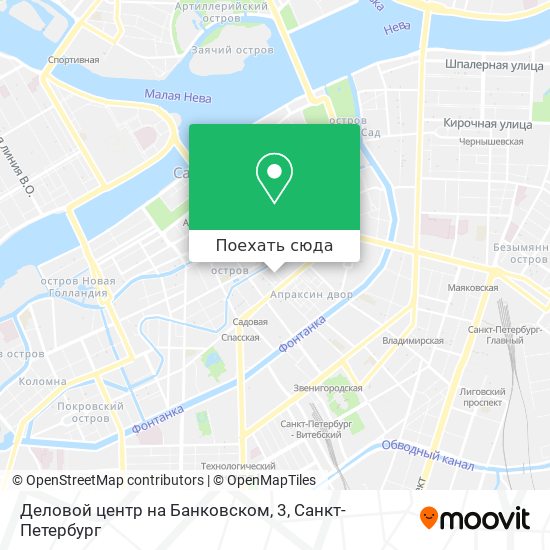 Карта Деловой центр на Банковском, 3