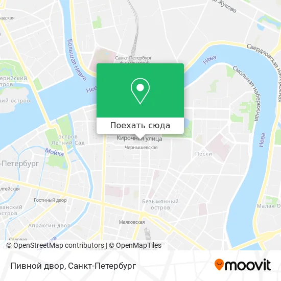 Карта Пивной двор