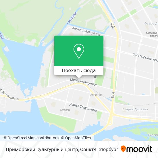 Карта Приморский культурный центр