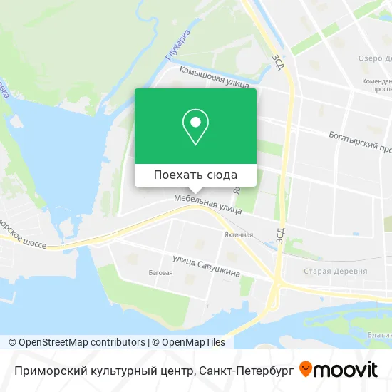 Карта Приморский культурный центр