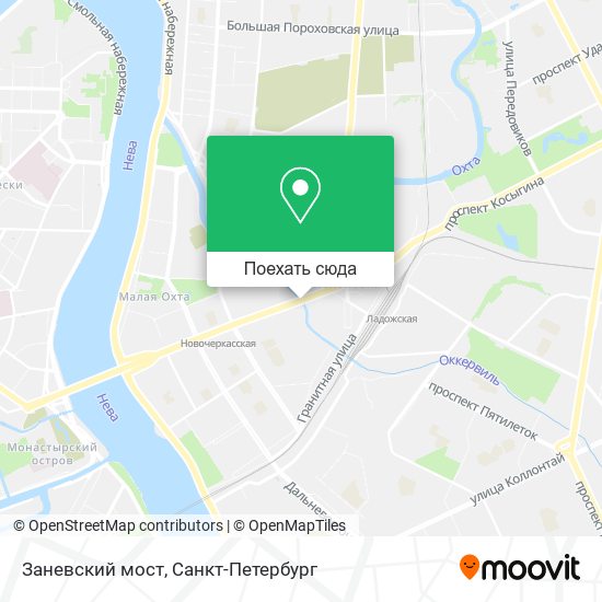 Карта Заневский мост