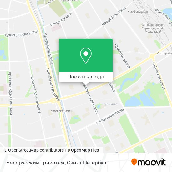 Карта Белорусский Трикотаж