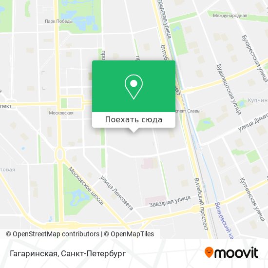 Карта Гагаринская