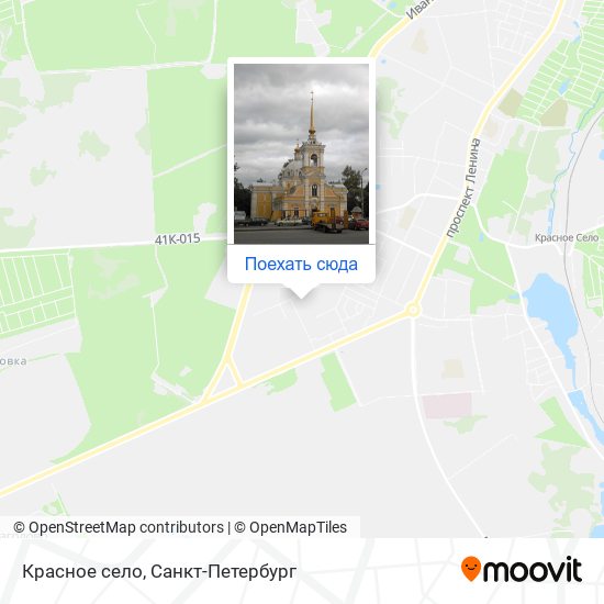 Карта Красное село