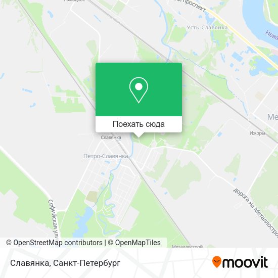 Карта Славянка