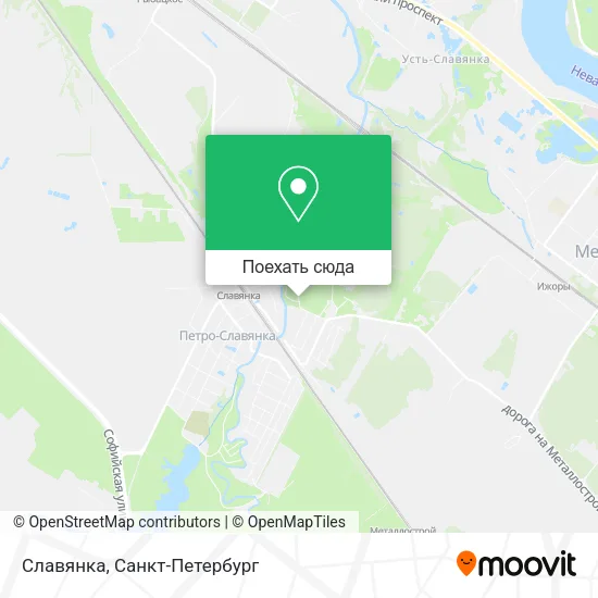 Карта Славянка