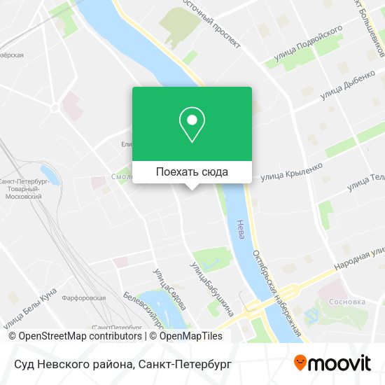 Карта Суд Невского района