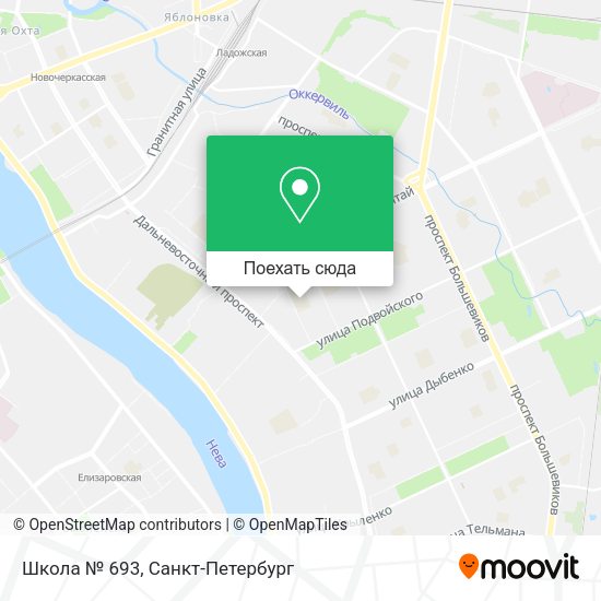 Карта Школа № 693