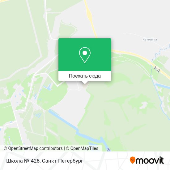 Карта Школа № 428