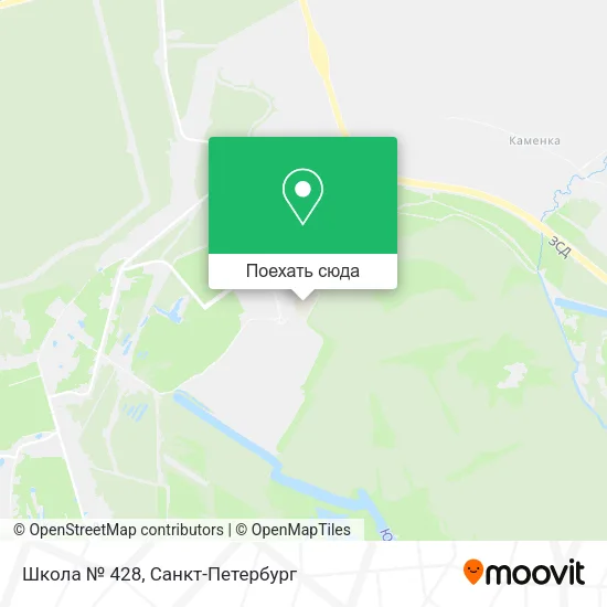 Карта Школа № 428