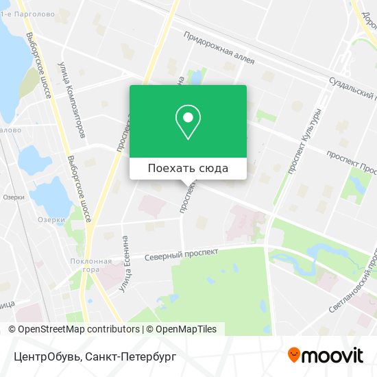 Карта ЦентрОбувь
