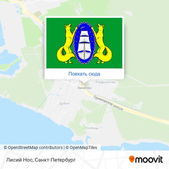 Карта Лисий Нос