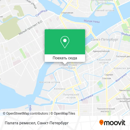 Карта Палата ремесел