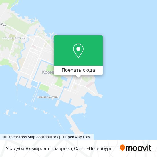 Карта Усадьба Адмирала Лазарева