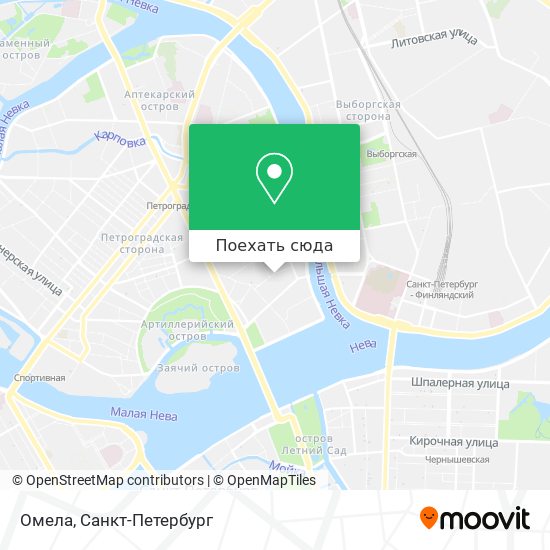 Карта Омела