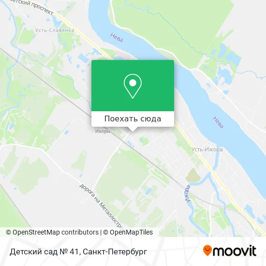 Карта Детский сад № 41