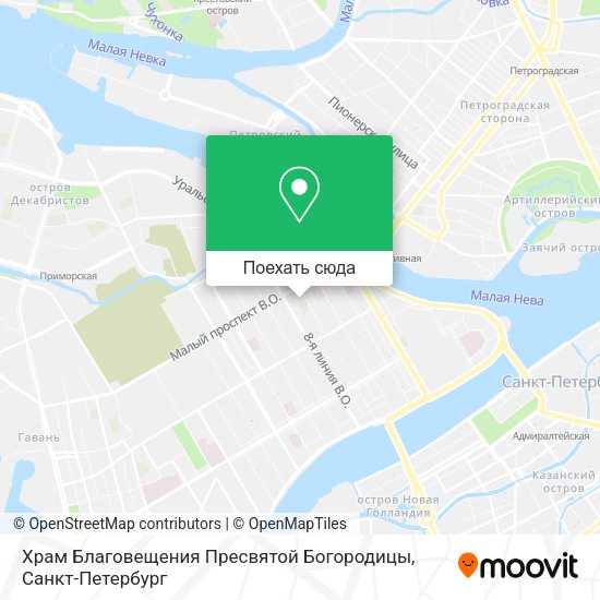 Карта Храм Благовещения Пресвятой Богородицы