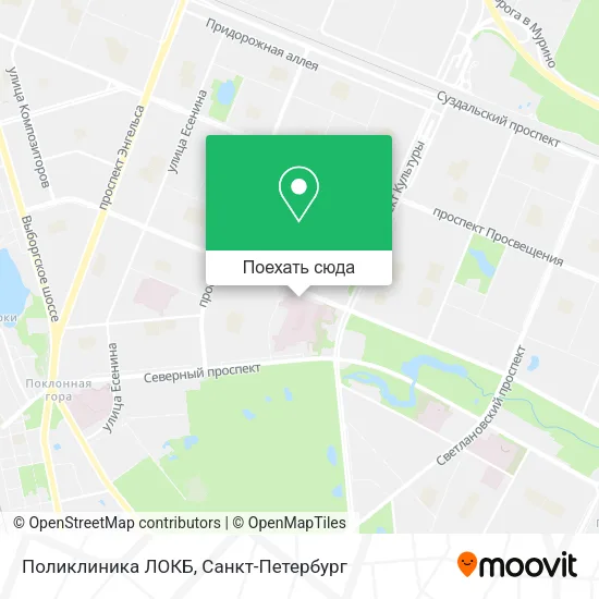 Карта Поликлиника ЛОКБ
