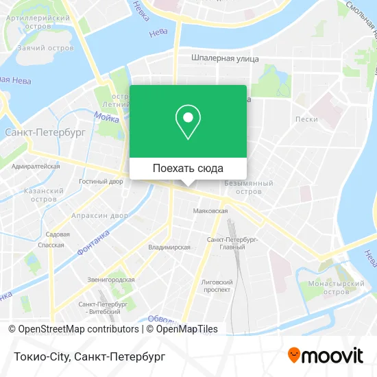Карта Токио-City