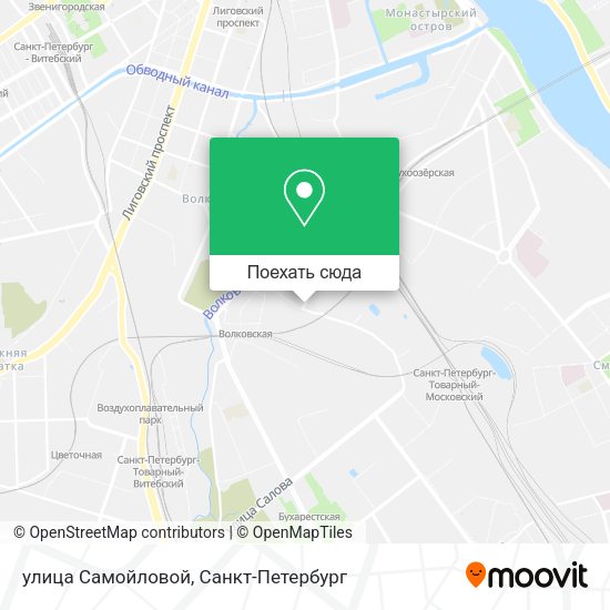 Карта улица Самойловой