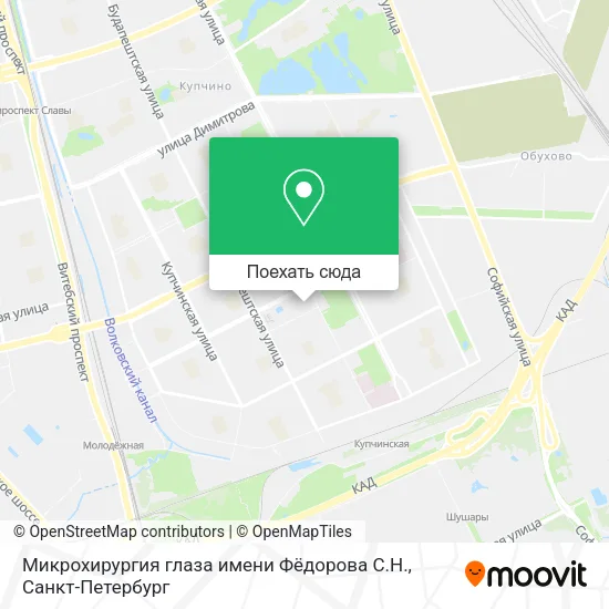 Карта Микрохирургия глаза имени Фёдорова С.Н.