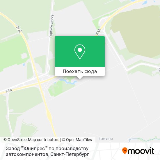 Карта Завод ""Юнипрес"" по производству автокомпонентов