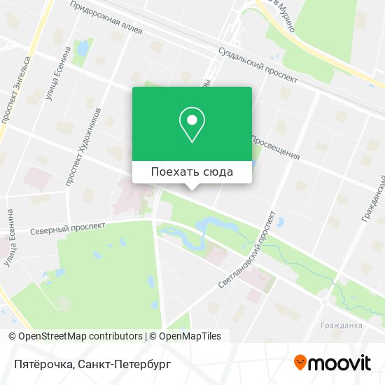Карта Пятёрочка