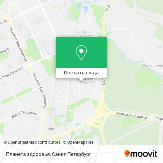 Карта Планета здоровья