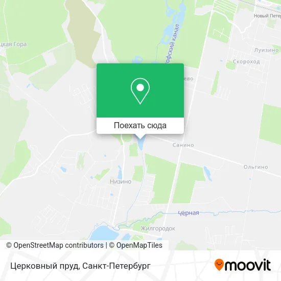 Карта Церковный пруд