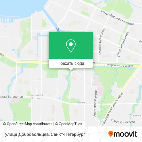 Карта улица Добровольцев