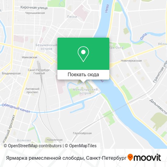 Карта Ярмарка ремесленной слободы