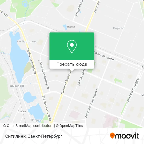 Карта Ситилинк