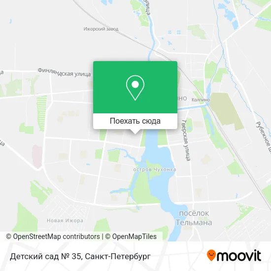 Карта Детский сад № 35