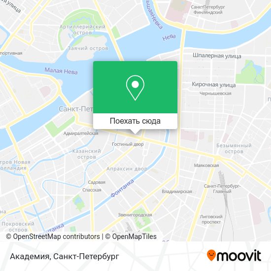 Карта Академия