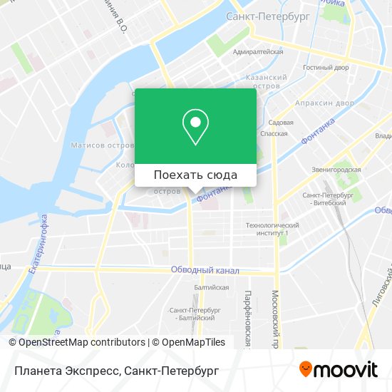 Карта Планета Экспресс